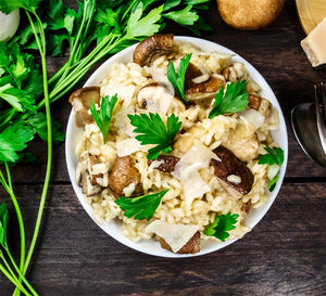 ZUCCHINI MUSHROOM RISOTTO